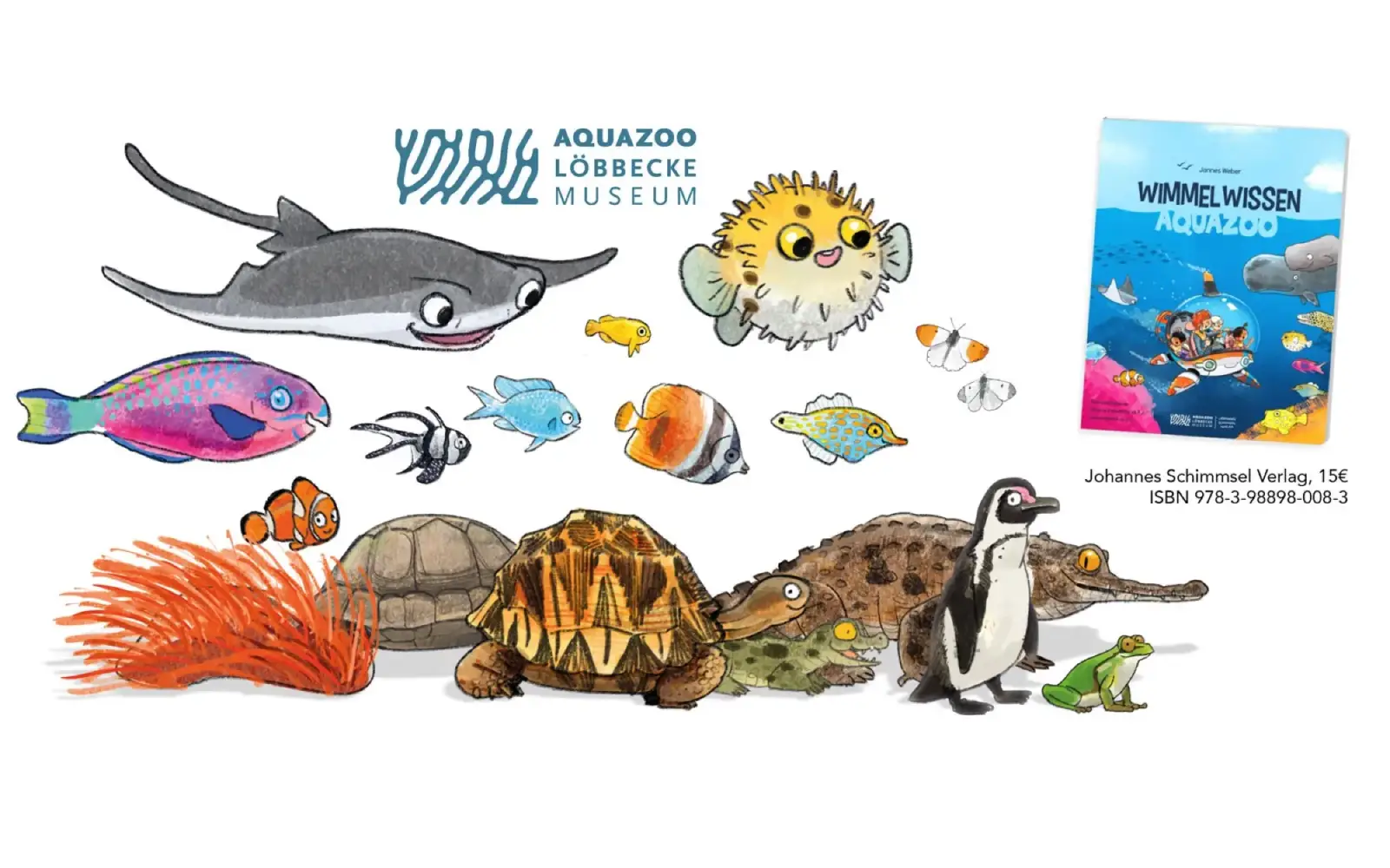 Neuerscheinung: „Wimmelwissen AQUAZOO“ – Ein Blick auf die Tierwelt des Aquazoo Löbbecke Museums