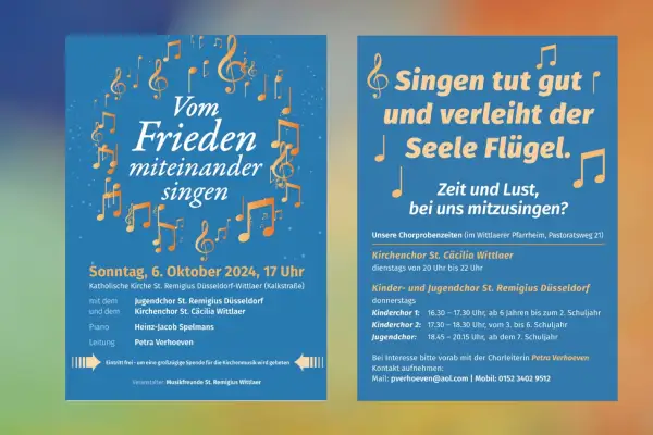 Chorkonzert in Wittlaer: Gemeinsam für den Frieden singen