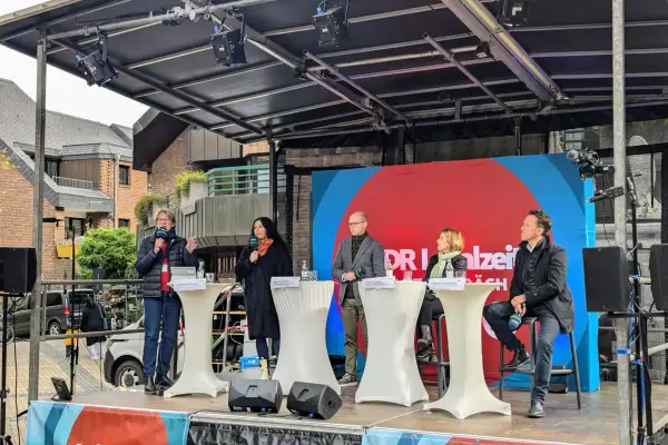 WDR Lokalzeit in Kaiserswerth: Diskussion um Bauprojekt in Kalkum