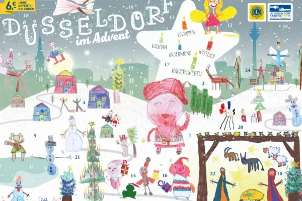 Adventskalender des Lions Club Düsseldorf-Kaiserswerth: Vorverkauf gestartet