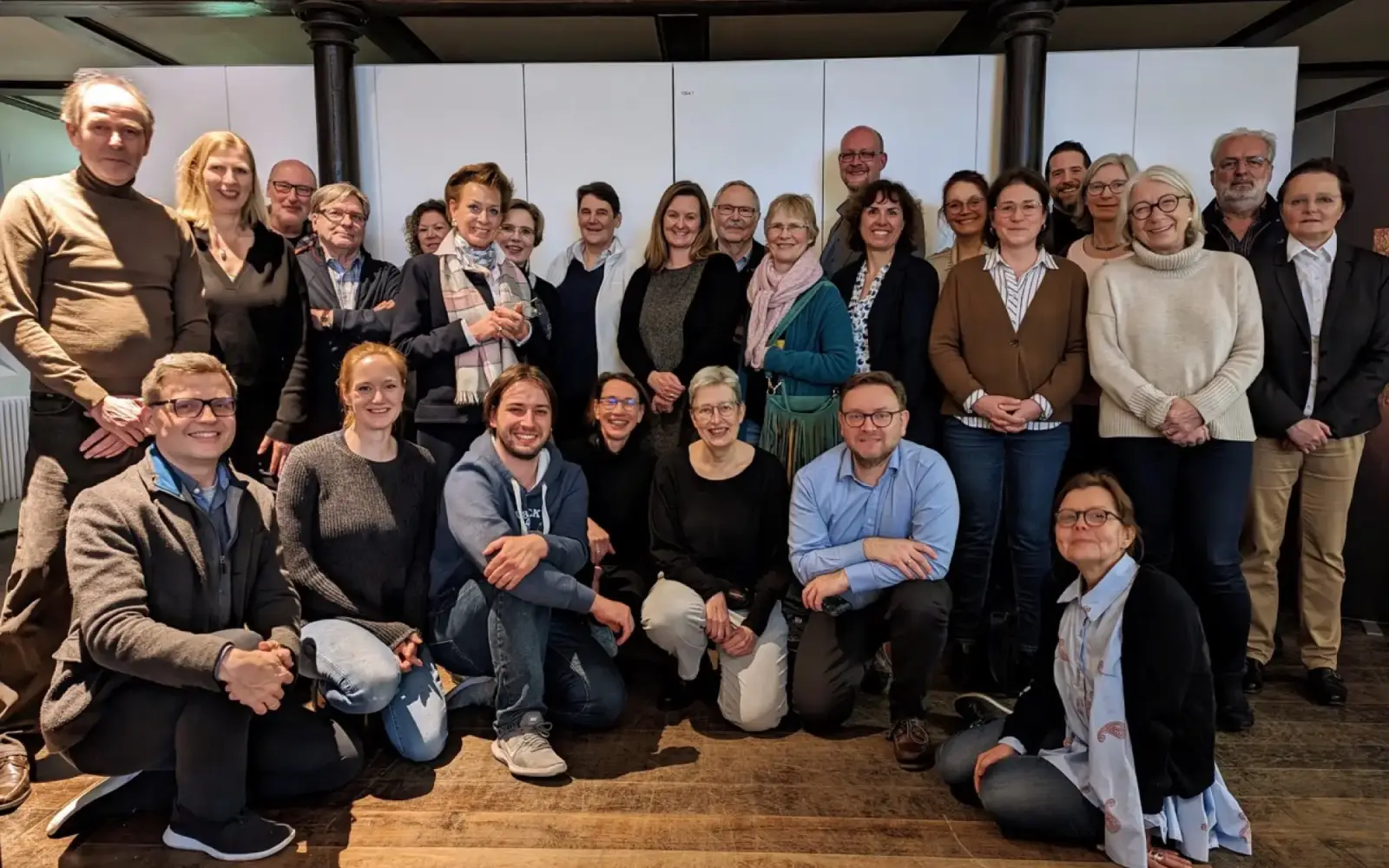 Mitglieder des GK Kaiserswerth bei einem der regelmäßigen Treffen, die seit 15 Jahren zur Stärkung des Stadtteils beitragen. Foto: privat