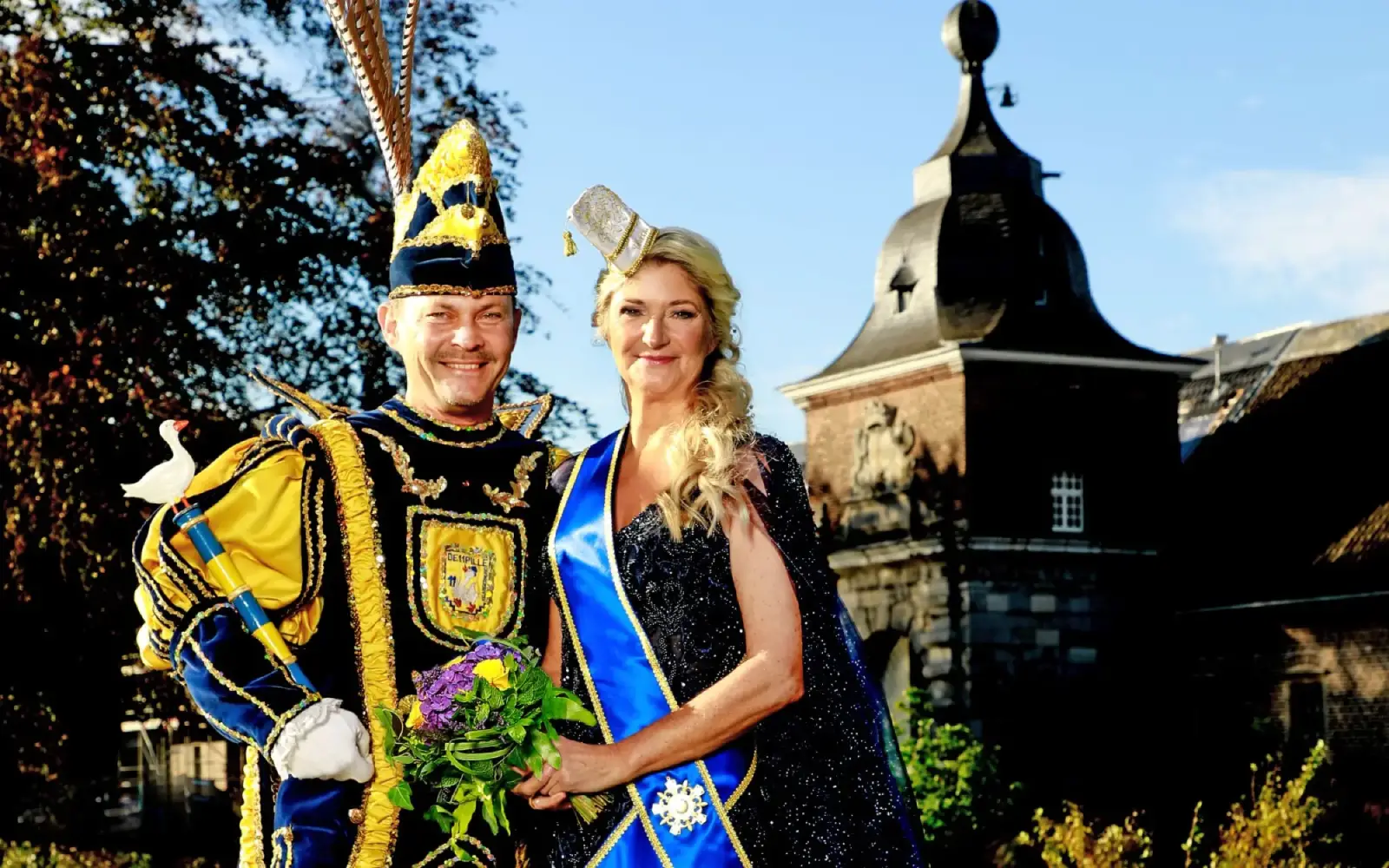 Prinz Christoph I. und Venetia Diana I. freuen sich auf die neue Karnevalssession in Angermund. Foto: De 11 Pille