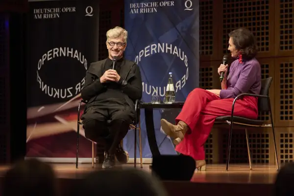 Das Opernhaus der Zukunft: Wim Wenders und Miriam Koch im Gespräch