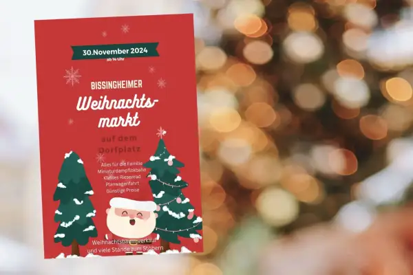 Mit Volldampf in die Adventszeit: Weihnachtsmarkt in Bissingheim