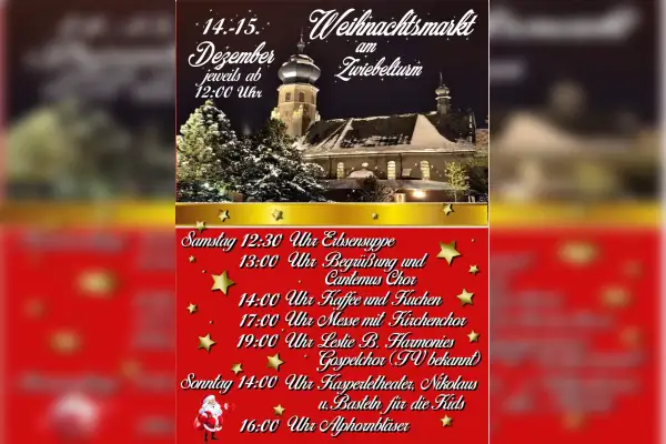 Weihnachtsmarkt am Zwiebelturm