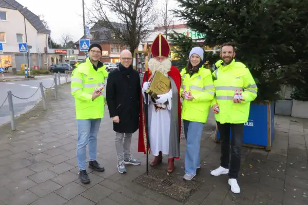 Der Nikolaus machte in Lohausen einen Besuch