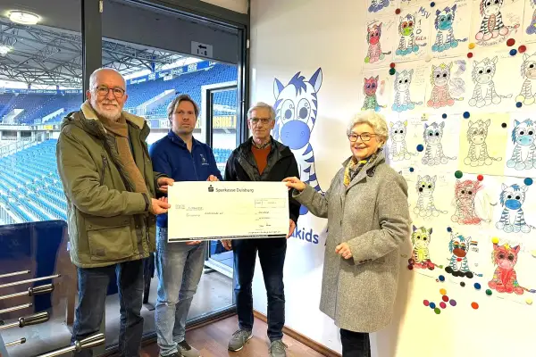 Bürgerverein Huckingen unterstützt die Zebrakids