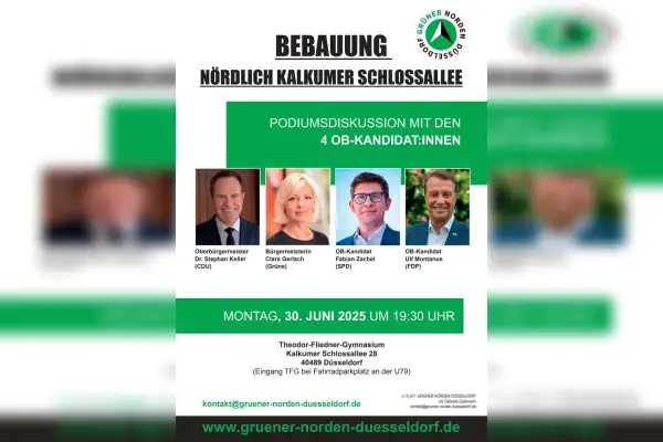 Podiumsdiskussion zur Bebauung nördlich der Kalkumer Schlossallee