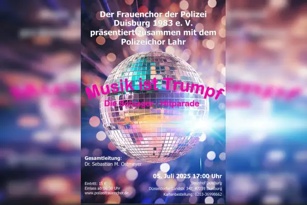Traditionelles Sommerkonzert des Frauenchores der Polizei Duisburg 1983 e.V.