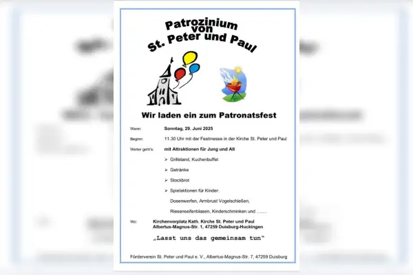 Patronatsfest St. Peter und Paul