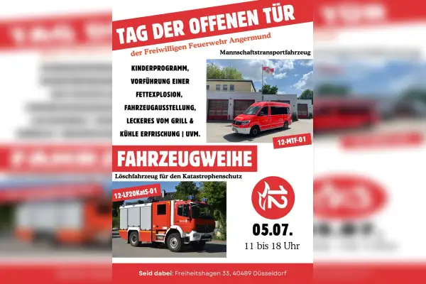 Freiwillige Feuerwehr Angermund feiert Tag der offenen Tür