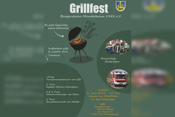 Grillfest des Bürgervereins Mündelheim