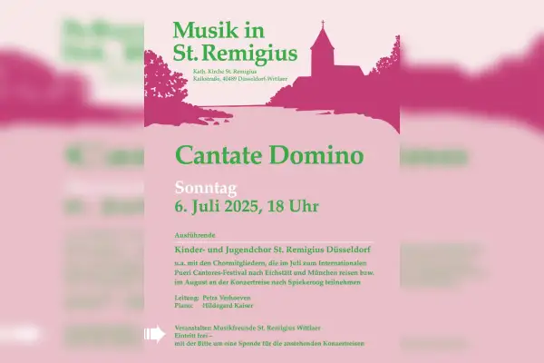 Sommerkonzert Cantate Domino