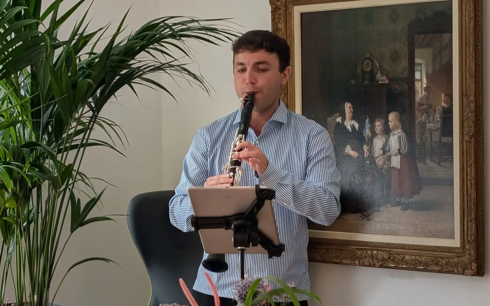 Der Klarinettist Davit Sarukhanyan fesselte sein Publikum nicht nur mit Musik, sondern auch mit den persönlichen Geschichten hinter den Stücken. Foto: privat