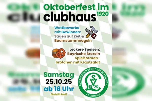 Oktoberfest im Clubhaus 1920 Lohausen