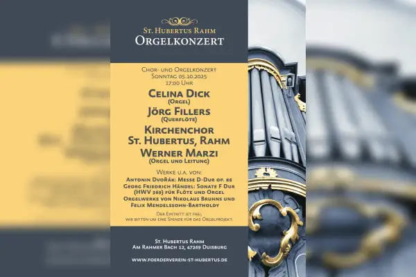 Chor- und Orgelkonzert in St. Hubertus Rahm