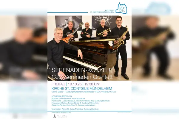 MunDio lädt zum jazzigen Serenaden-Konzert ein