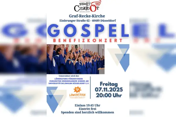 Benefizkonzert: Gospelchor Sweet Chariot