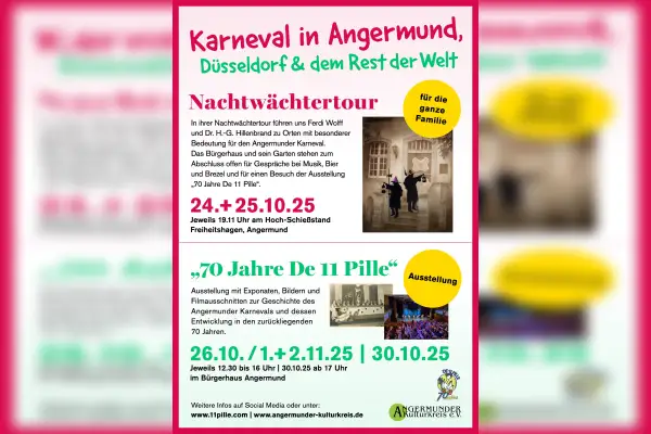 Karnevalistische Nachtwächtertour durch Angermund