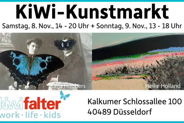 Erster Kiwi-Kunstmarkt in Kalkum