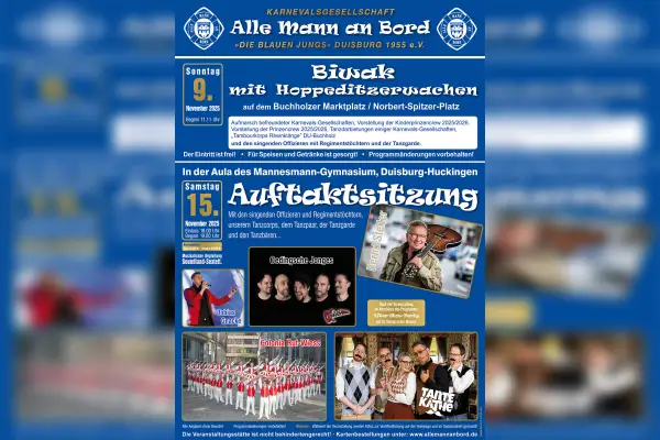 Biwak mit Hoppeditzerwachen
