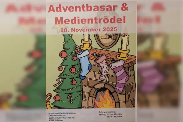 Adventbasar und Medientrödel in der Gesamtschule Süd