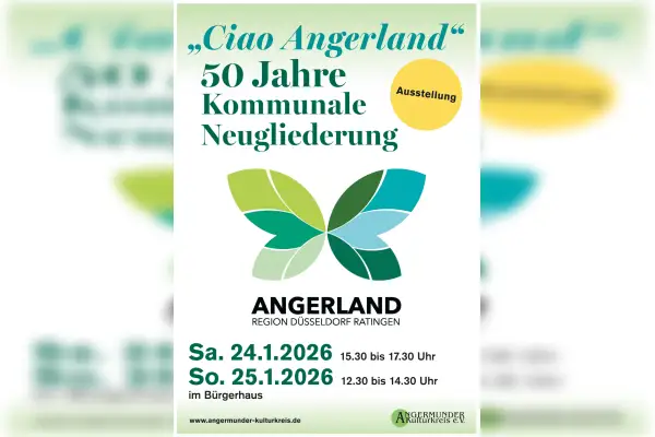 Ausstellung „Ciao Angerland – 50 Jahre kommunale Neugliederung“