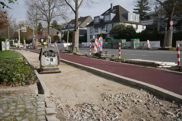 Fahrradweg im Bau: Der Norden gibt Gas