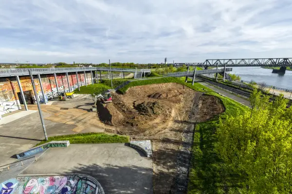 RheinPark Duisburg: Baubeginn für inklusiven Spielplatz und Skateanlage