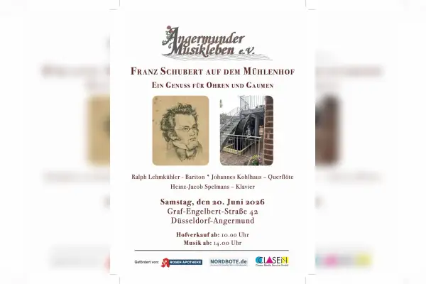 ABGESAGT: Franz Schubert auf dem Mühlenhof