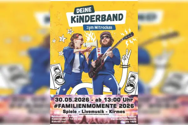 Kinderband Pia und Nino beim Schützenfest Kalkum