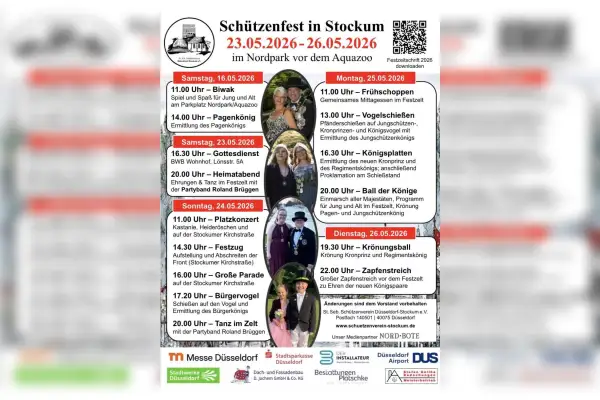 Schützenfest Stockum – Festzug und Bürgervogel