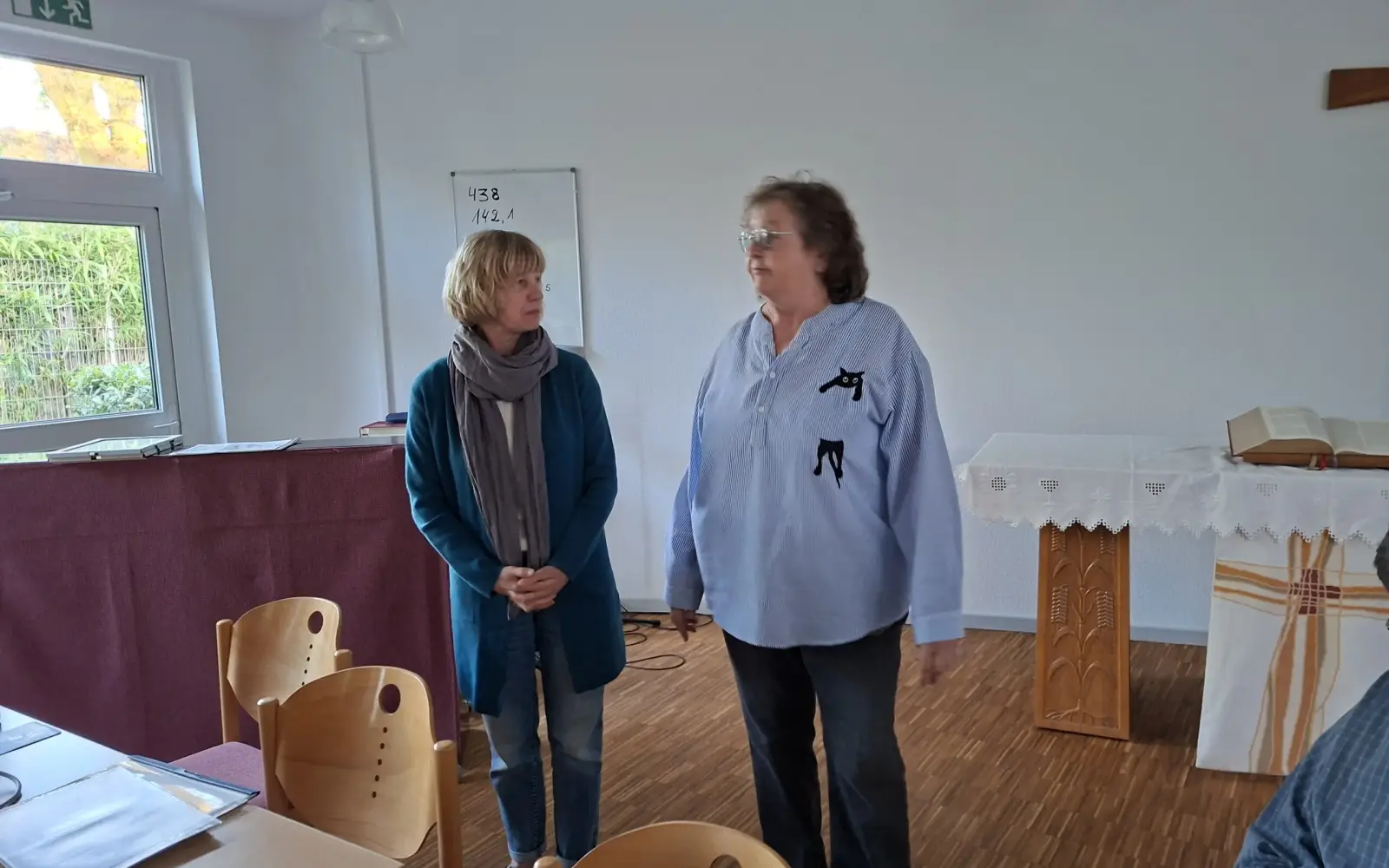 Antje Furthmann (von links) und Veronika Reiners gehören zum neuen Vorstand des Heimat- und Bürgervereins Wanheim-Angerhausen. Foto: privat