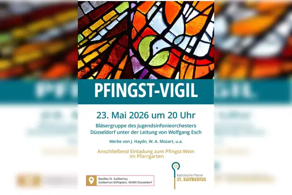 Pfingst-Vigil mit Bläsergruppe in St. Suitbertus