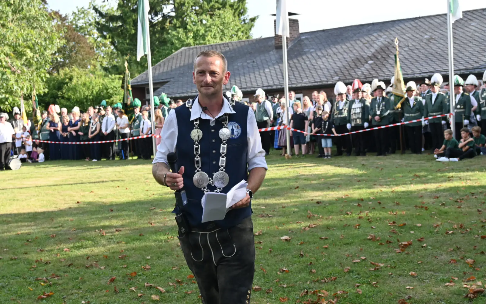 Tim Sittinger führt die Rahmer Schützen seit 2018. Er engagiert sich für eine "bunte und vielfältige Bruderschaft, die einfach Freude macht." Archivfoto: sam