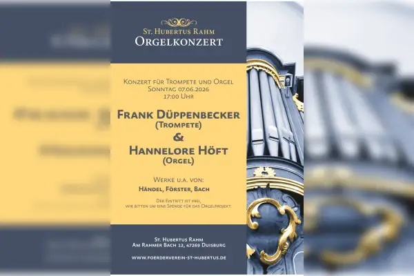 Orgelkonzert in St. Hubertus Rahm