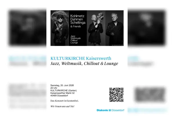 Open-Air-Jazz in der Kulturkirche Kaiserswerth