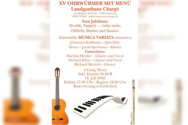 XV. Ohrwürmer mit Menü