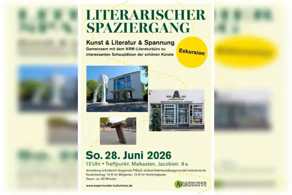 Literarischer Spaziergang durch Düsseldorfs Kunstwelt