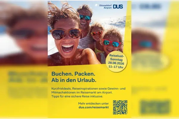 Reiselust-Aktionstag im Düsseldorfer Flughafen