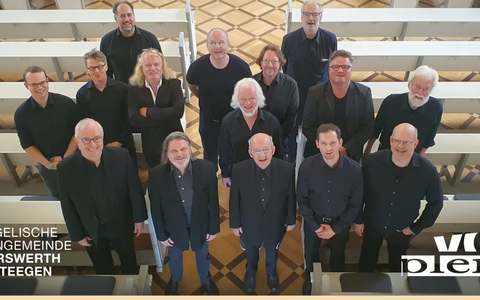 Der Kaiserswerther Männerchor VOX PLENA gestaltet die geistliche Abendmusik in der Stadtkirche Kaiserswerth. Foto: VOX PLENA