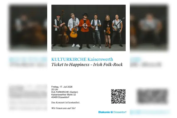 Ticket to Happiness spielt Irish Folk-Rock open air