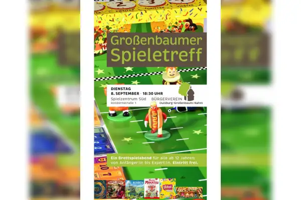 Großenbaumer Spieletreff im Spielzentrum Süd