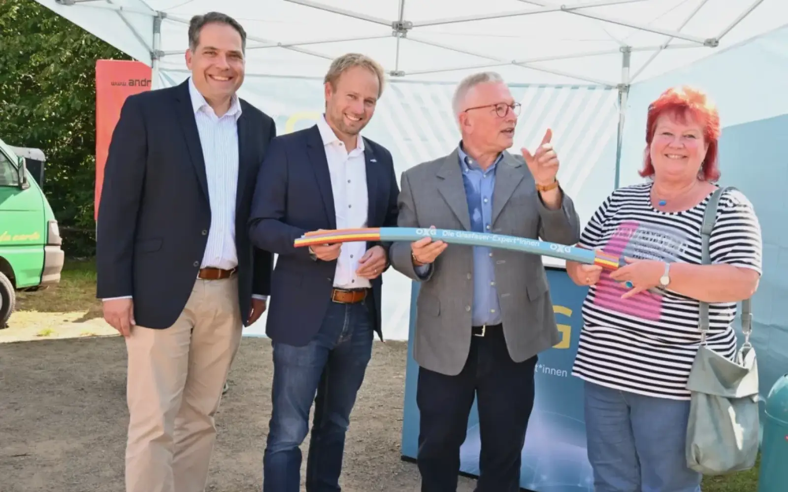 So sieht ein Glasfaserkabel aus. Foto: sam