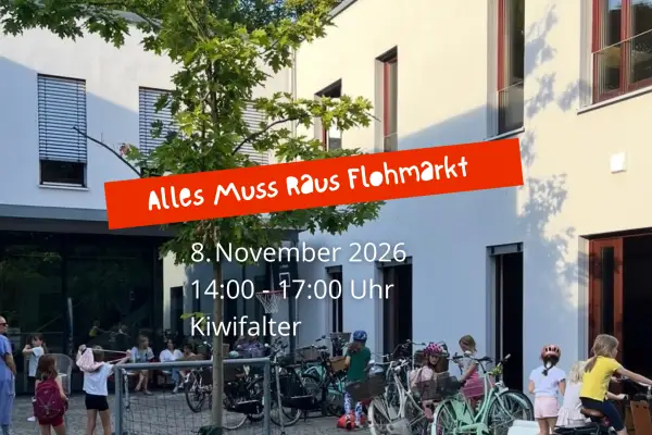 Garage Sale im kiwifalter-Gebäude in Kalkum