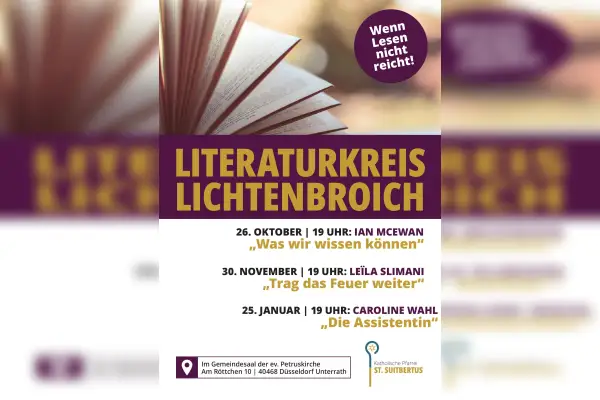 Literaturkreis Lichtenbroich spricht über Ian McEwan
