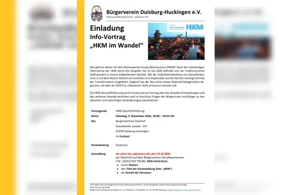 Info-Vortrag „HKM im Wandel“