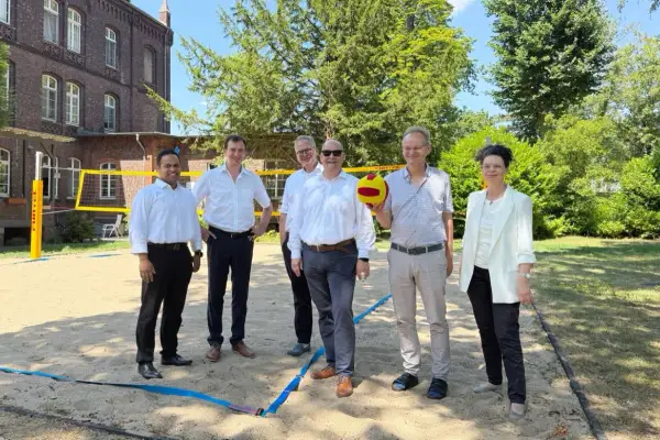 Spende erweitert den Outdoor-Sportpark am Florence-Nightingale-Krankenhaus