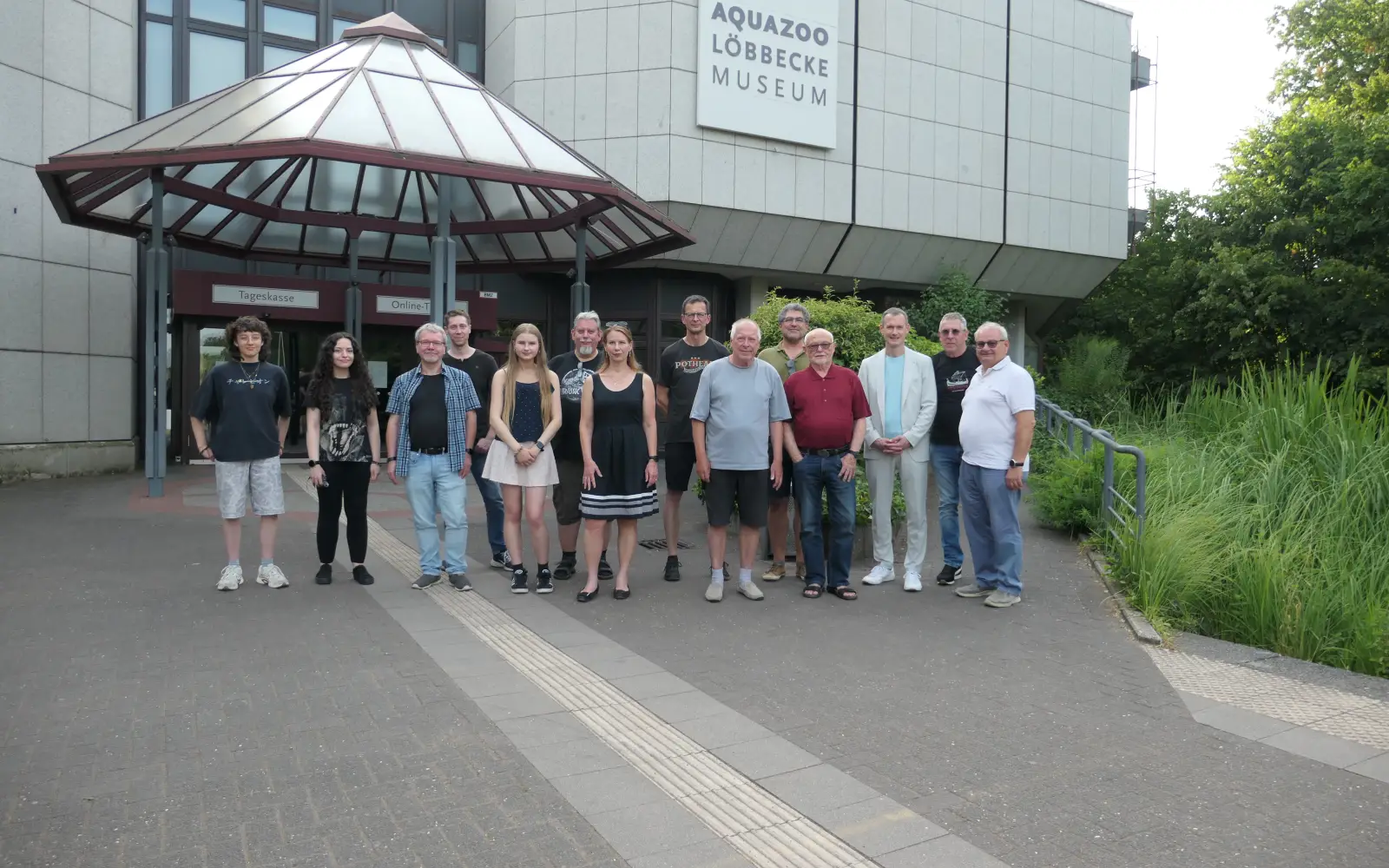 Die rund 20 Mitglieder der Geowissenschafts-AG treffen sich inzwischen regelmäßig und organisieren gemeinsame Exkursionen und Ausstellungsbesuche. Foto: Aquazoo Löbbecke Museum