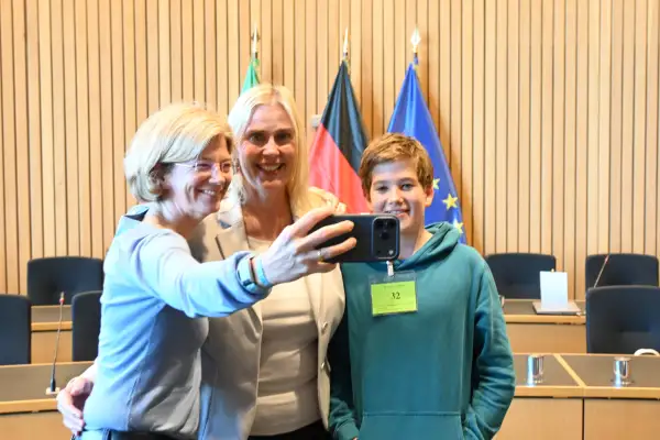Auch Selfies durften geschossen werden. Foto: sam